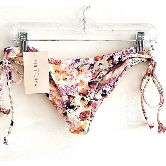 MARTHA REY Pasley Bikini Bottom in Mother Salvia - Picture 2 of 7